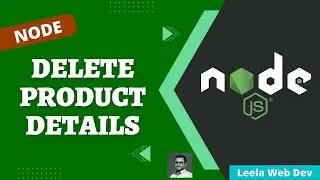31. Delete the Product from file When delete button is clicked in Express Node App - NodeJS