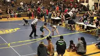 Kid goes BEASTMODE during Wrestling Match