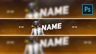 FREE PUBG YouTube Banner Template #2 | PSD | 2019