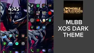 MLBB XOS DARK - THEME FOR INFINIX/TECNO 