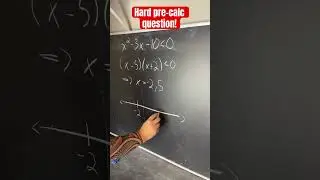 Solving inequalities in pre-calc! #maths #algebra #math #precalculus
