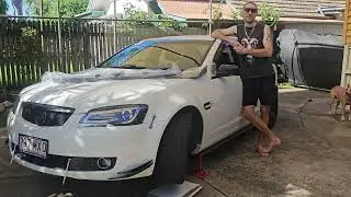 Install Dreamizer front lip holden VE