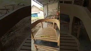 best quality teak wood chairs, natural wood finish#shorts #chair #kayujati #teakwood