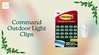 Hang Your Christmas Lights with Ease Using Command Outdoor Light Clips! 🌟🎁-Market Mingle