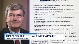 Dr. Ed Partridge reads time capsule letter from 2016