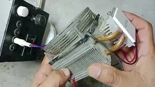Making a Powerful AC from Peltier  Homemade AC for Summer