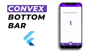 Flutter Bottom Navigation Bar - Convex Bottom Bar