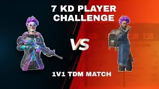 7 KD PLAYER CHALLENGE | BGMI | TDM | KAZAOGAMER