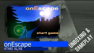 Atari XL/XE =onEscape= unboxing&gameplay