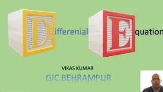 DIFFERENTIAL Equations Exercise 9.2 Question number 1,2,3,4,5,6 #VIKAS #KUMAR #EdulogerV