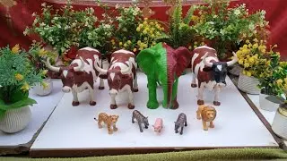 WADIDAU 💓🤩 AMAZING WALKING MINI COW AND ELEPHANT 🐄🐮🐘🐪‼️LOVELY COW‼️POTONG SAPI‼️COW VIDEO‼️ SAPI 