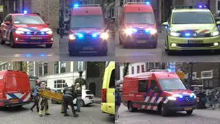 (HRT inzet!!) persoon onwel in de Domtoren!! Brandweer,politie en ambulance rukken groots uit!!