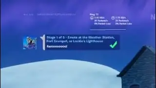 Emote at the Weather Station, Fort Crumpet or Lockie's Lighthouse Location - Fortnite