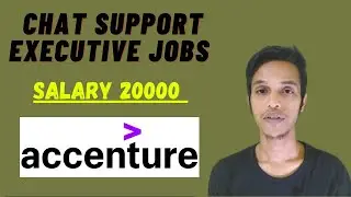 Chat Support job in Accenture || Jobs in Accenture || Customer care executive job