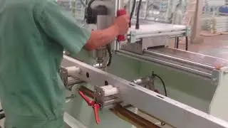 Aluminum double head Copy router drilling milling machine