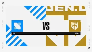DRX VS GEN.G - SEMIS 2 - MAPA 1 - WORLDS - 2022 - LEAGUE OF LEGENDS