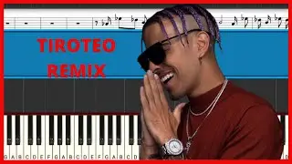 Marc Segu&iacute; - Tiroteo Remix ft. Rauw Alejandro y Pol Granch | Piano Tutorial | Midi