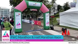 PWC Half & Full Marathon Finish Line, January 19 2025