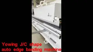 Automatic edge banding machine soft forming J shape  C shape woodworking handless cabinet wardrobe