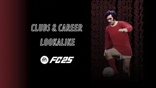 George Best Lookalike - EA FC 25 - TUTORIAL Face Creation