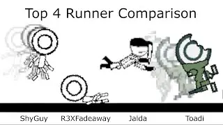 OvO Any% - Top 4 Runners Side-by-Side Comparison (Ep. 2: Toadi vs Jalda vs R3XFadeaway vs Shy-Guy)