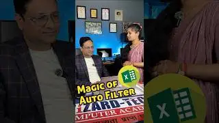 😱🔥Auto Filter in excel💥💥Magic of Auto filter in Excel #shorts #excel #advanceexcel #computer