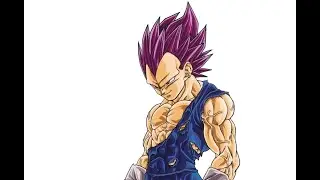 Drawing Vegeta Super Saiyan 2