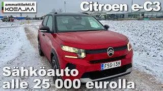 Citroën ë-C3 – Täyssähköauto kaupunkiin