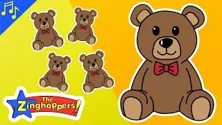 Counting Song for Kids | Five Teddy Bears by The Zinghoppers | Kids Songs and Nursery Rhymes