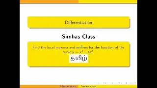 MA3151- UNIT2- PARTB- Q.P.code 30515 Find the local maxima and  minima for the function  y=x^4-4x^3.