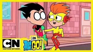 Det bedste med Flash og Kid Flash | Teen Titans GO! | 🇩🇰 Dansk Cartoon Network