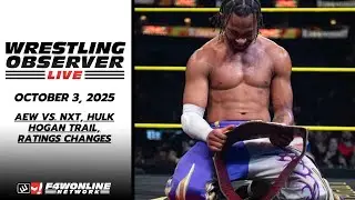 2025-10-03 WOL: AEW vs. NXT, Hulk Hogan Trail, ratings changes