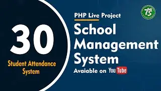 # 30 | Student Attendance System |  SignIn - Signout | School Management System | PHP Project