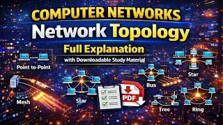 Network Topology Made Easy | Computer Networks | Free Study Material | Learning Simplified 