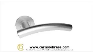 More Door Handles - Carlisle Brass CSL1193SSS 19mm Curved Lever
