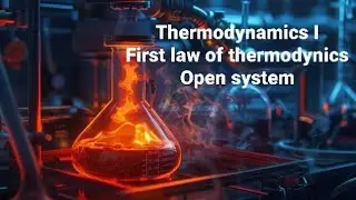 Thermodynamics first law applied to open system applications تطبيق القانون الاول للنظام المفتوح