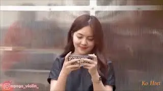 ချစ်စရာကောင်မလေးနဲ့ လွမ်းစရာသံစဉ်လေး....#agogoviolin#kalhonaaho#violin 