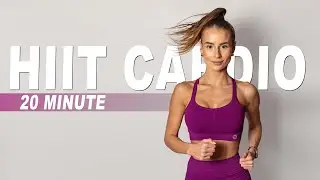 20 MIN HIIT CARDIO | No Equipment &bull; At Home &bull; Full Body