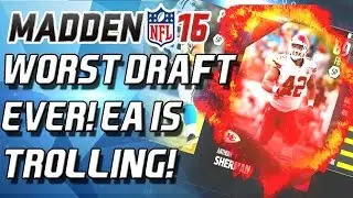 WORST DRAFT EVER! EA IS TROLLING! - Madden 16 Draft Champions
