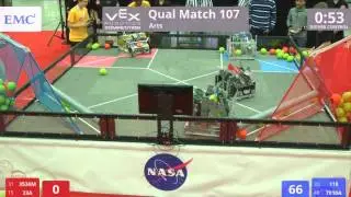 VEX Worlds 2016 - VRC High School - Arts - Qual 107 (3536M 33A) 174 vs 81 (118 7010A)