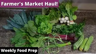 What to do with your Farmer's Market Haul - CSA Produce Prep