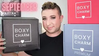 BOXYCHARM SEPTEMBER SPOILERS! SNEAK PEEKS/CHOICE FOR BASE BOX, PREMIUM + BOXYLUXE | Brett Guy Glam