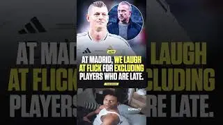 Toni Kroos opens up on what Real Madrid think about Hansi Flick 👀#fyp #football #realmadrid #mbappe