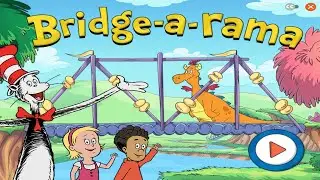 The Cat in the Hat bridge building  Dr Seuss | PBS KIDS thinking games | Bridge-a-rama