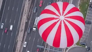 Flying with BalloonMan