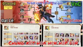 Kho b&aacute;u truyền thuyết: VnC, 9Sword, ĐạtL&ecirc;, KenzCutos hội tụ tứ kết Pvp thế giới #kbtt #onepiece #op