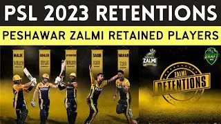 PSL 2023 | Peshawar Zalmi Confirm 8 Retentions + RTM Pick | PZ Retained Players List | PSL 8 Draft