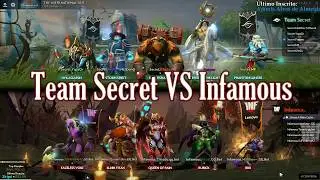 Dota 2 - The International 2017: Team Secret VS Infamous (Game 1 & 2)