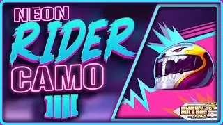 COD-BO4 NEON RIDER CAMO TUTORIAL │PAINTJOBS │1080P