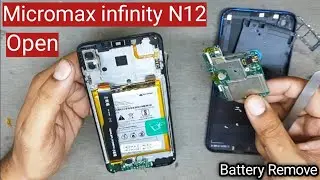 Micromax infinity N12 Open / Battery Remove